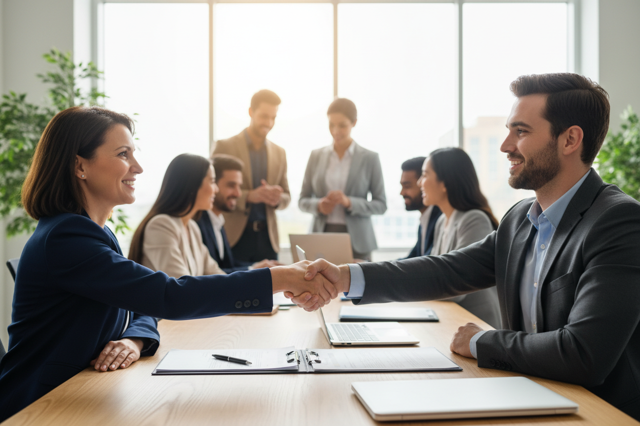 Human Resource making a deal